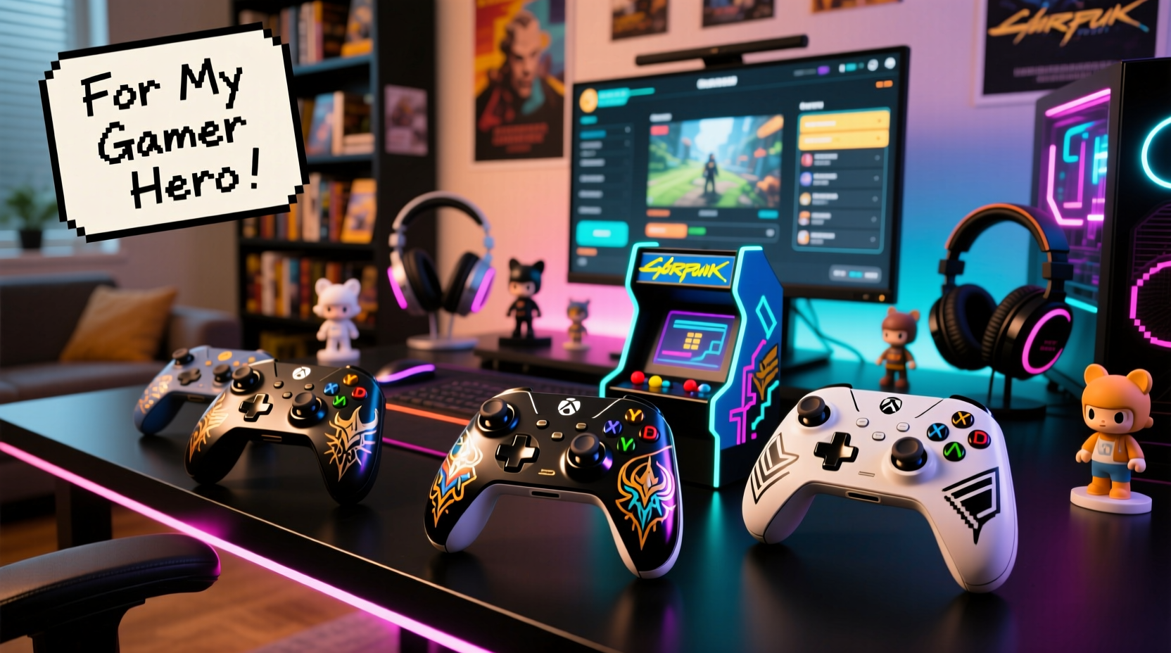 how to personalize gifts for gamers with custom controller skins and themes