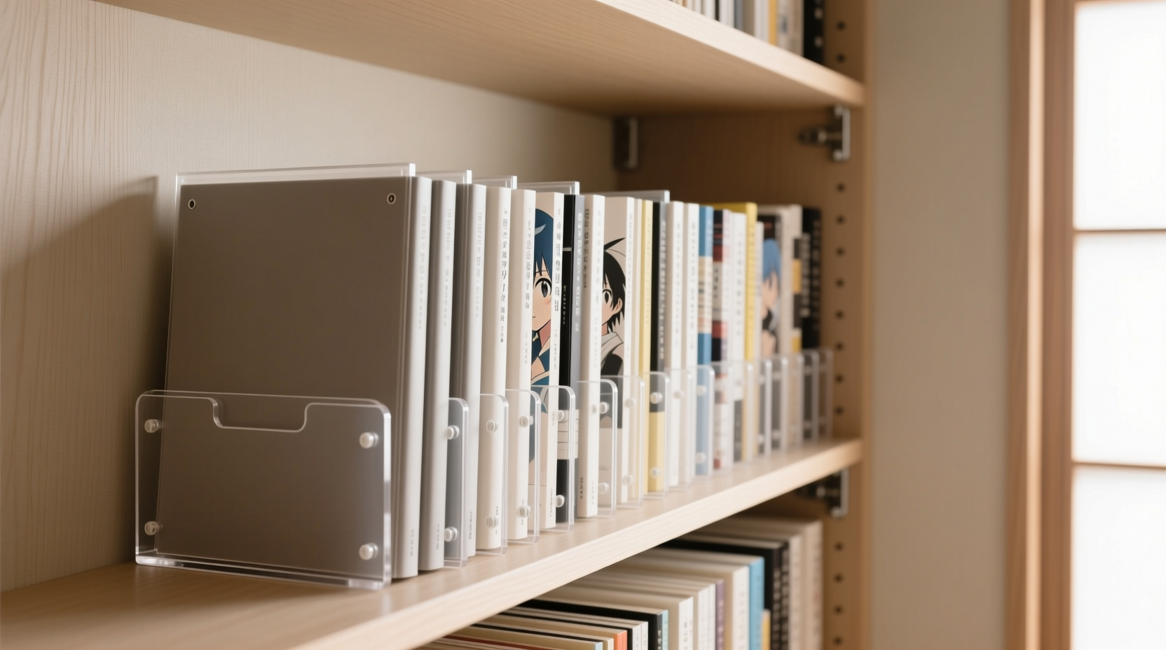closet organization tips for vinyl art books