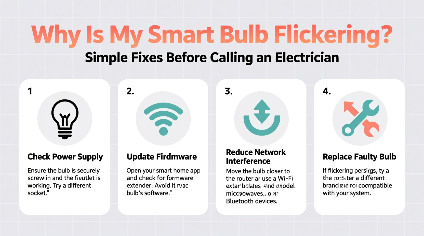 why is my smart bulb flickering simple fixes before calling an electrician