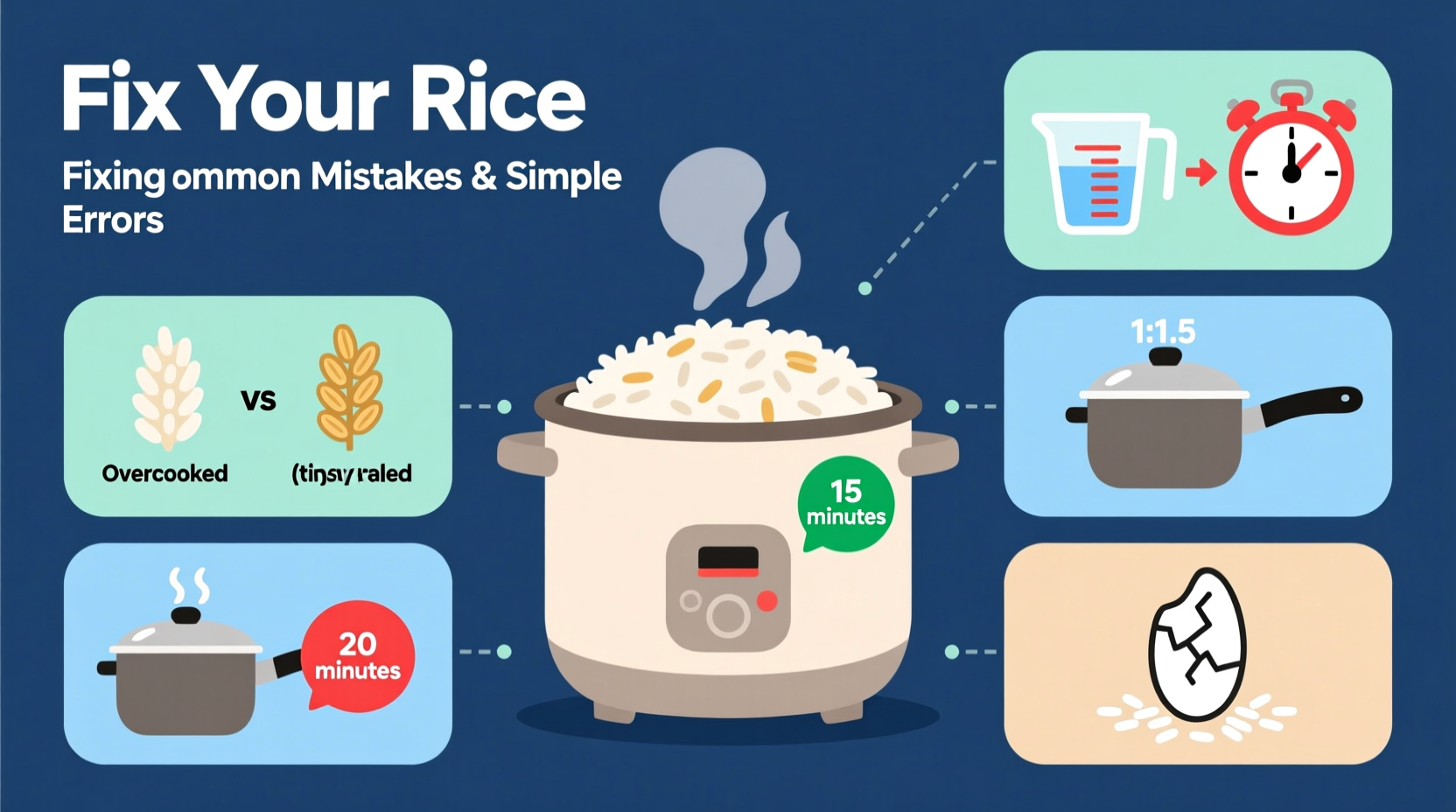 why does my rice always come out mushy fixing common cooking errors