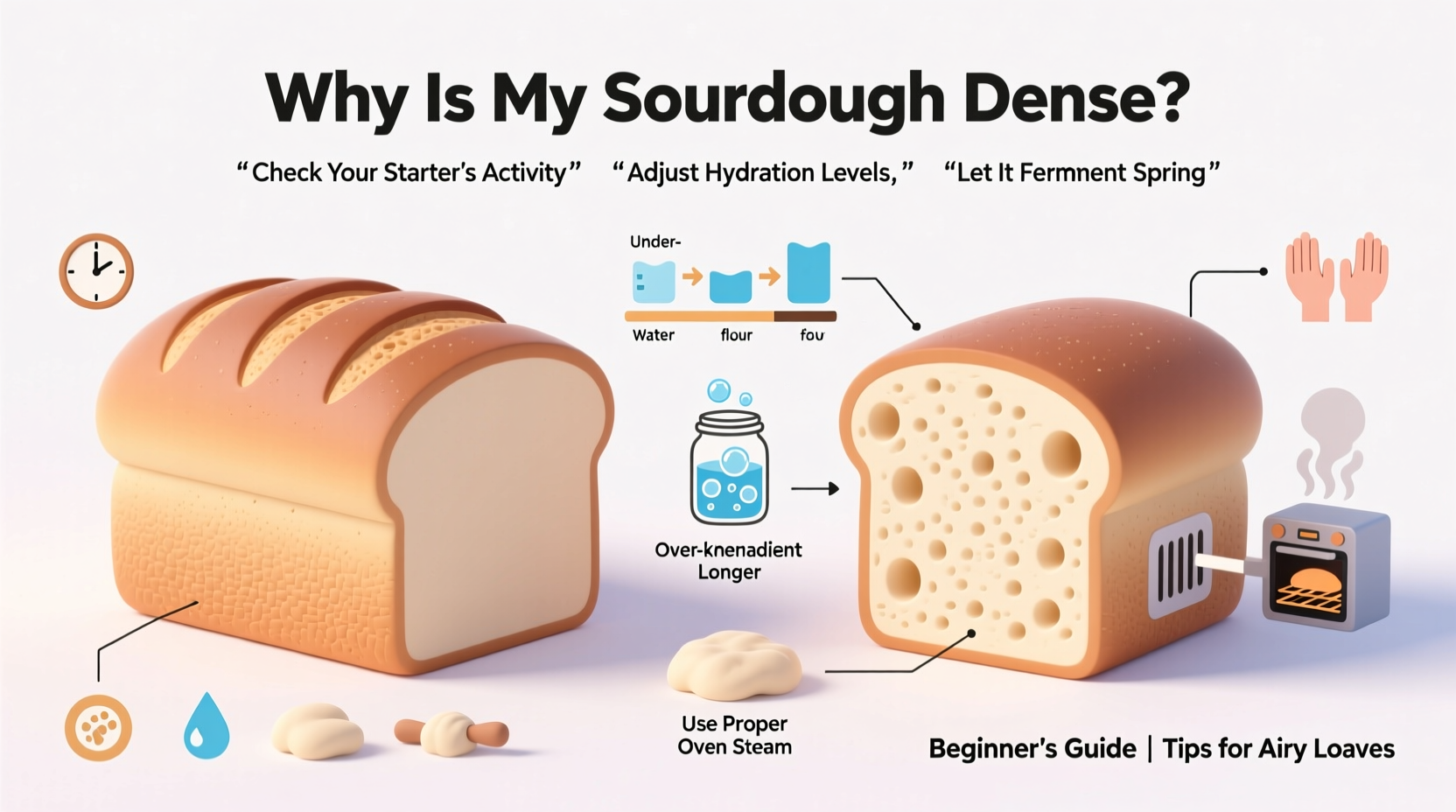 why is my sourdough dense instead of airy beginner troubleshooting