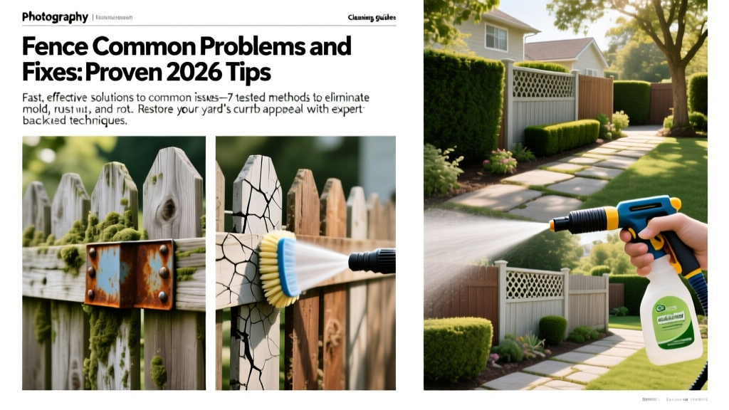Fence Common Problems and Fixes: Proven 2026 Tips