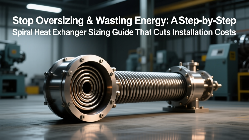 Spiral Heat Exchanger Sizing Guide: Cut Costs 22%