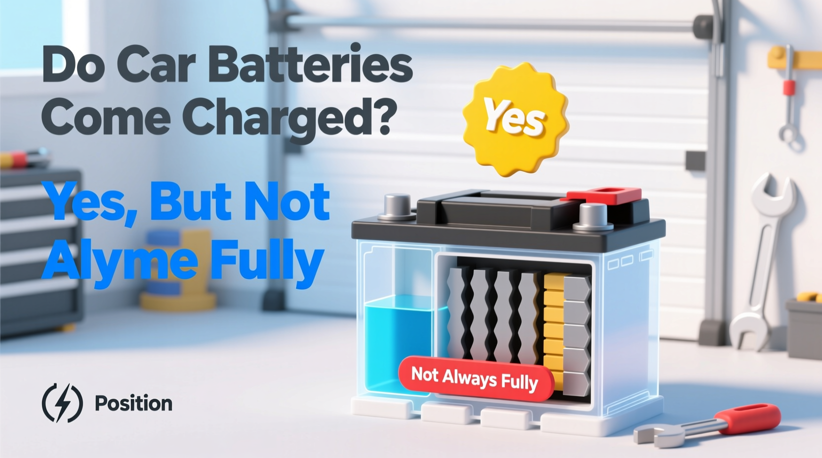 do car batteries come charged