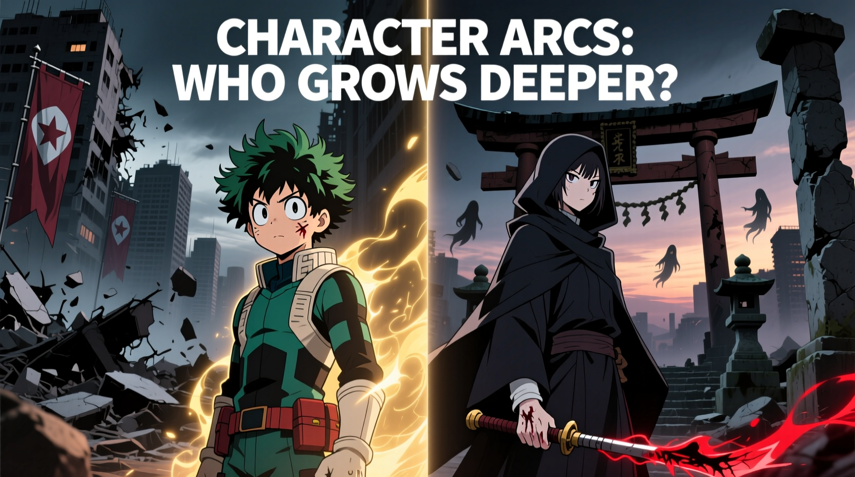 my hero academia vs jujutsu kaisen which has better character arcs