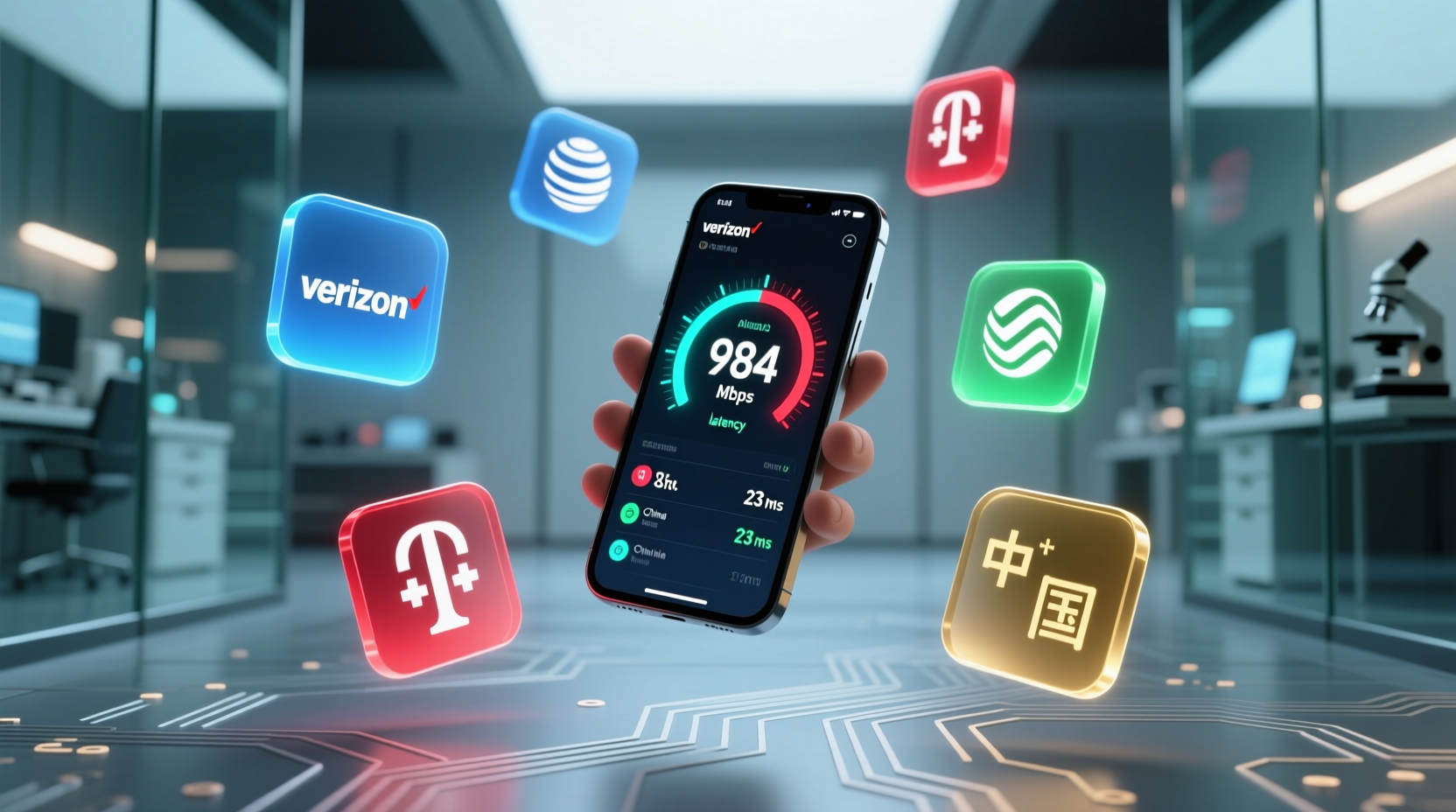 see which mobile carriers have the fastest network