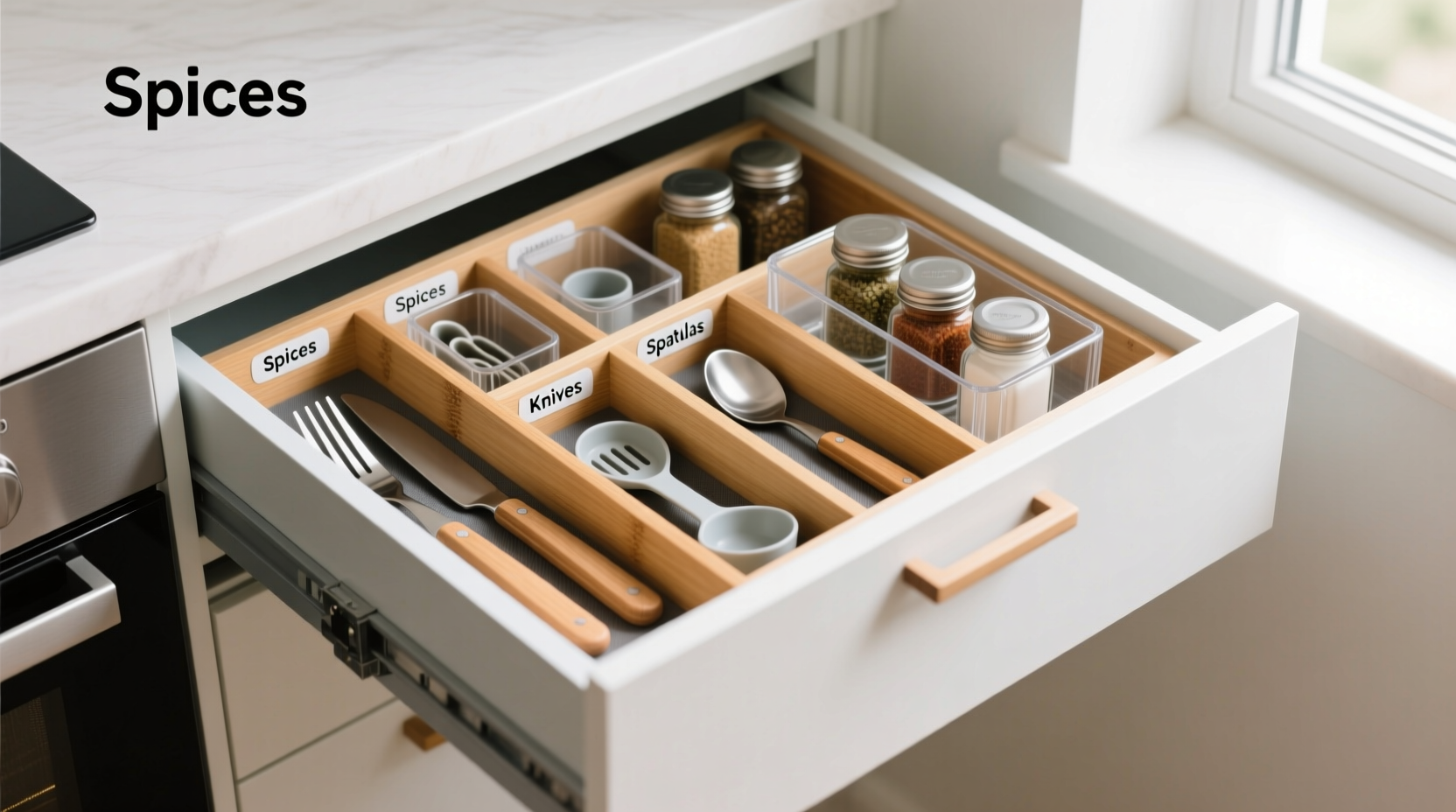 how to organize small kitchen drawers for maximum efficiency and ease