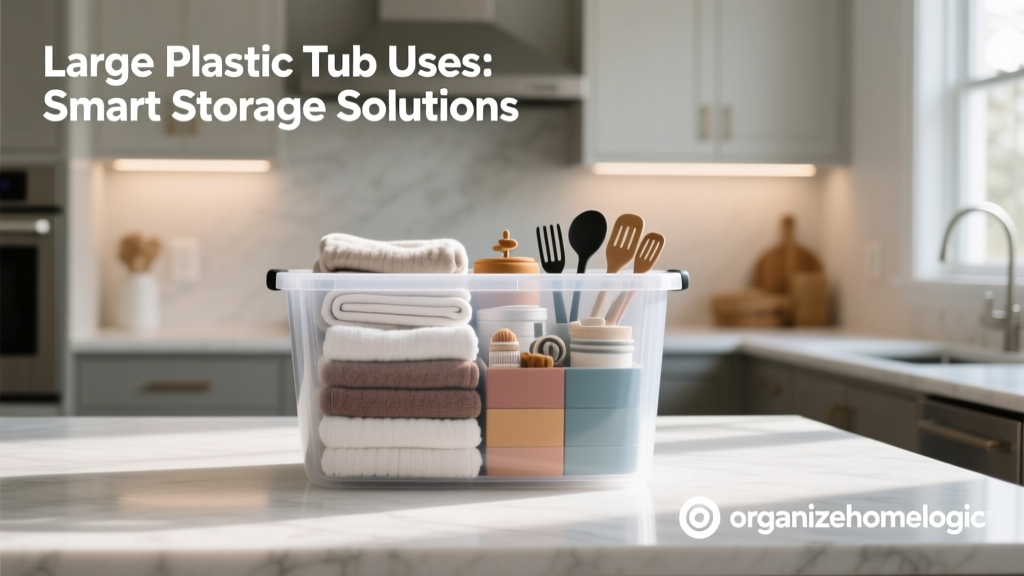 Large Plastic Tub Uses: Smart Storage Ideas