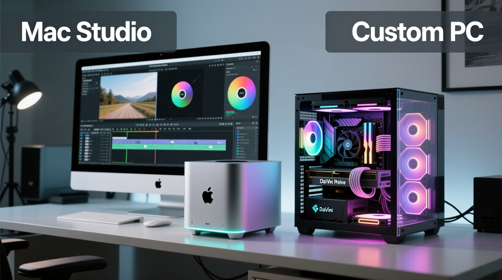 mac studio vs build your own pc which is better for video editing