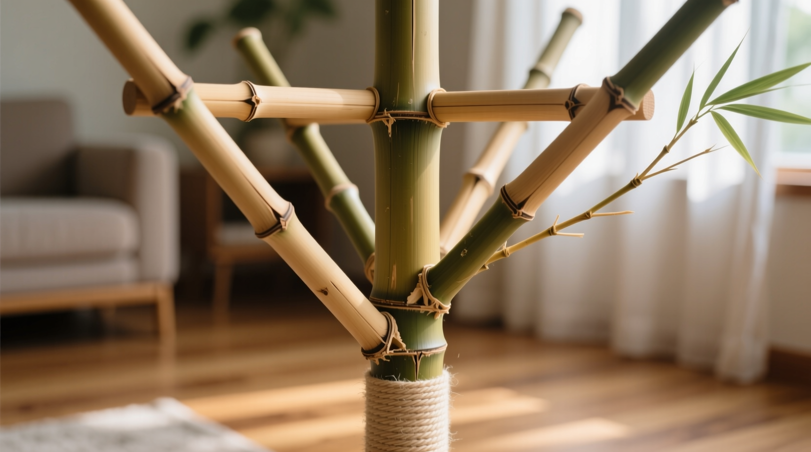 eco friendly bamboo cat tree cleaning