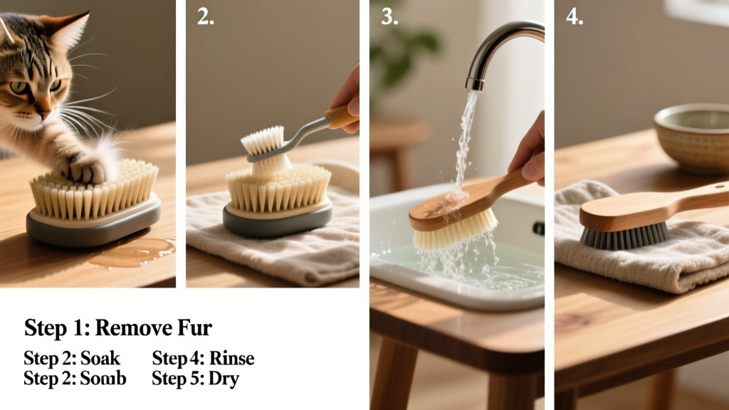 How to Clean a Cat Brush in 5 Simple Steps