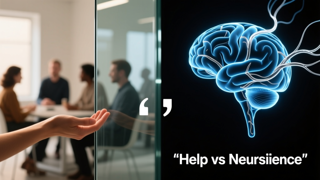 Help vs Neuroscience: Why Well-Intentioned Support Often Backfires — And What Brain Science Reveals Instead