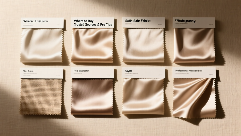 Where to Buy Satin Fabric: Trusted Sources & Pro Tips
