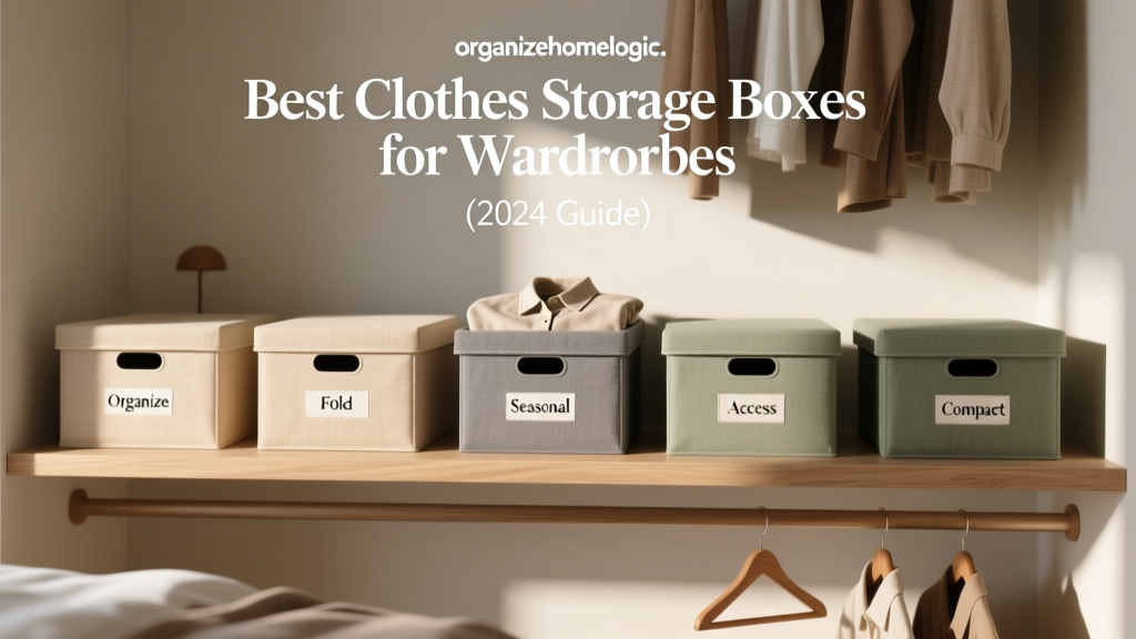 Best Clothes Storage Boxes for Wardrobes (2024 Guide)