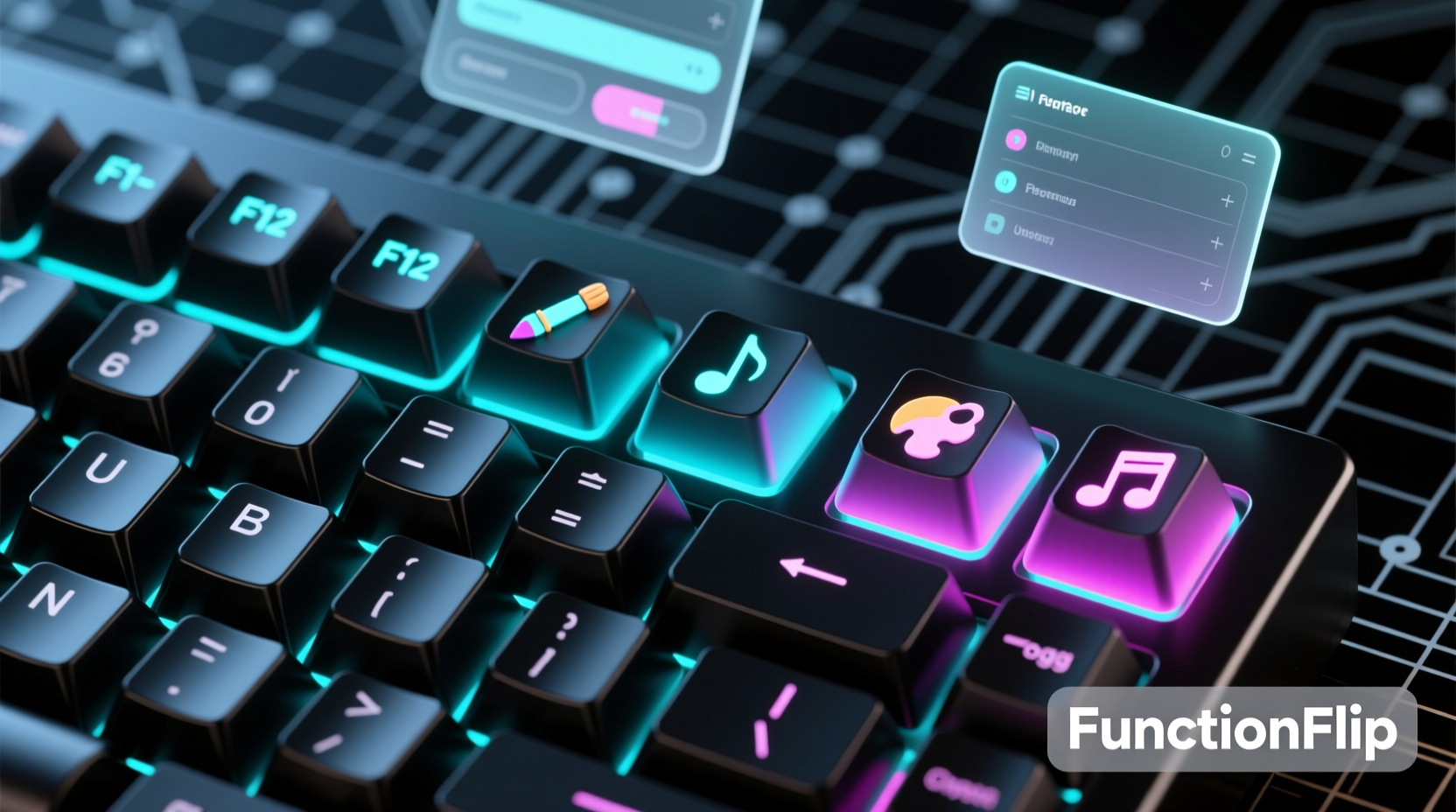functionflip customizes function keys one by one