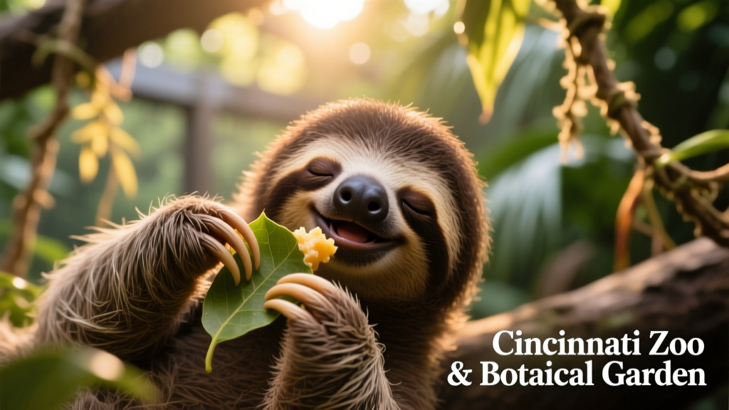 Baby Sloth at Cincinnati Zoo Falling Asleep Mid-Snack Is Epic Cuteness