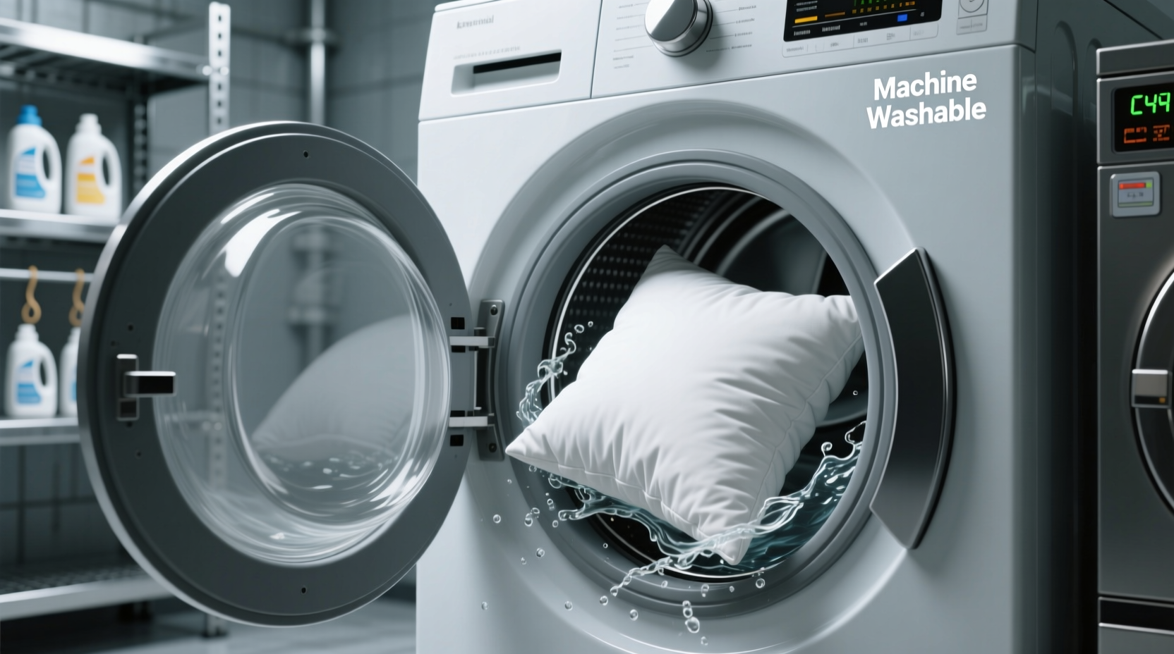 how to wash pillows in washing machine