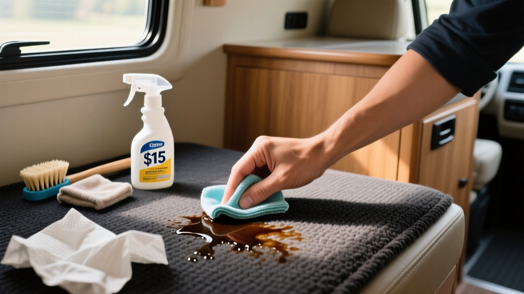 Tested: How to Get Coffee Out of RV Carpets & Upholstery