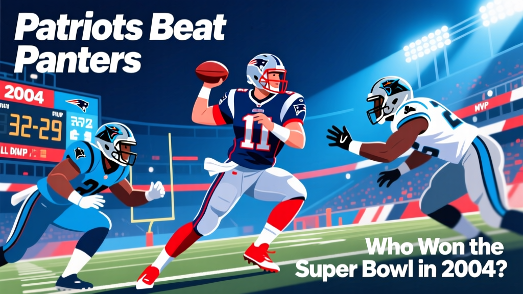 Who Won the Super Bowl in 2004? Patriots Beat Panthers