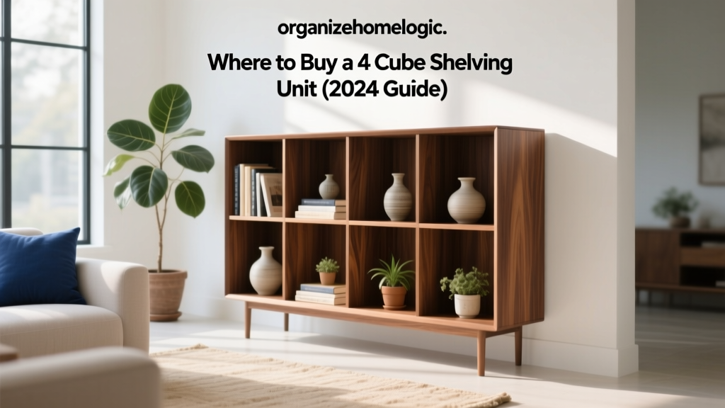 Where to Buy a 4 Cube Shelving Unit (2024 Guide)