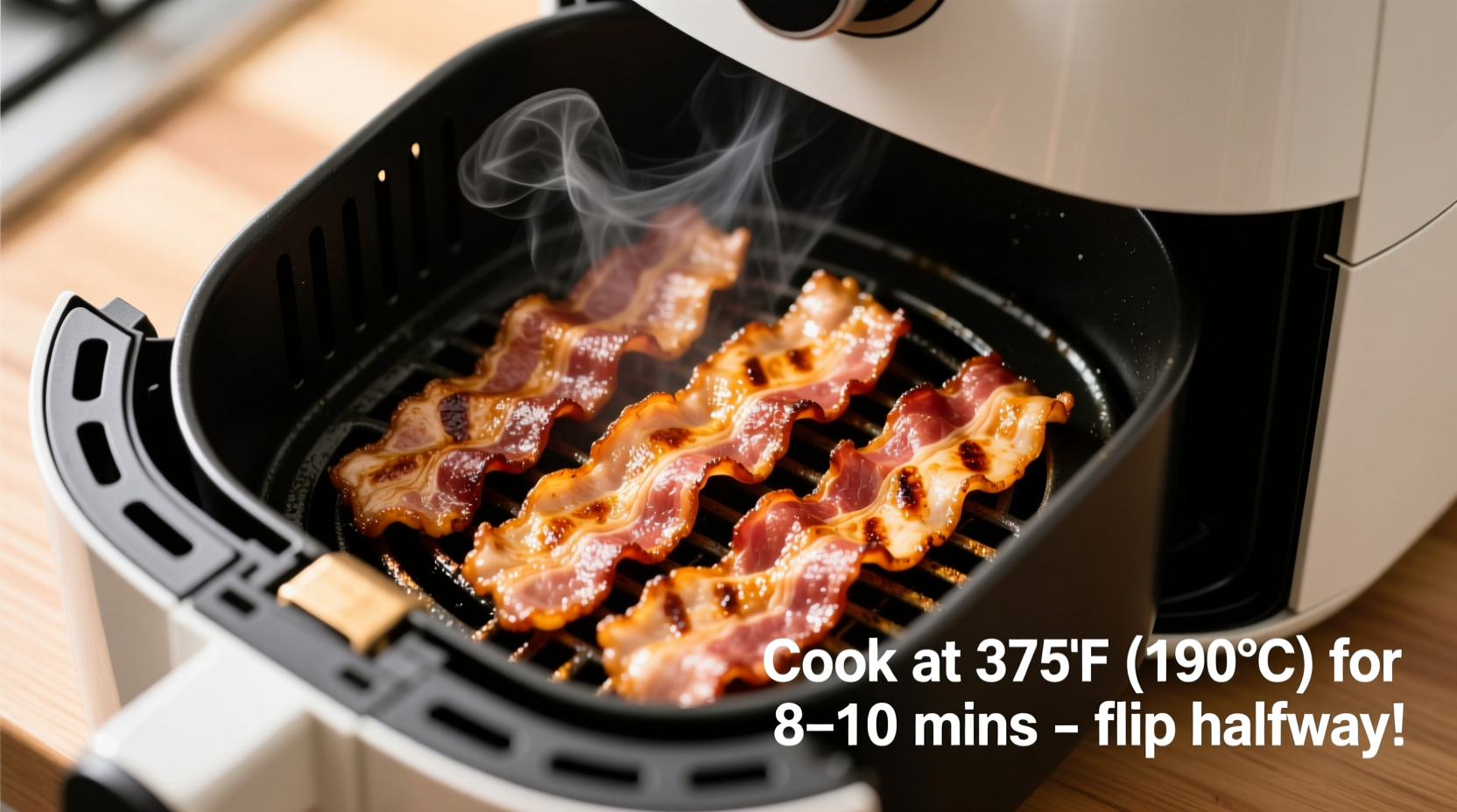 how to cook turkey bacon in air fryer