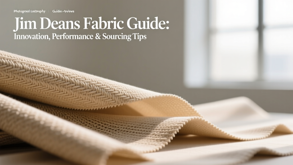 Jim Deans Fabric Guide: Innovation, Performance & Sourcing Tips
