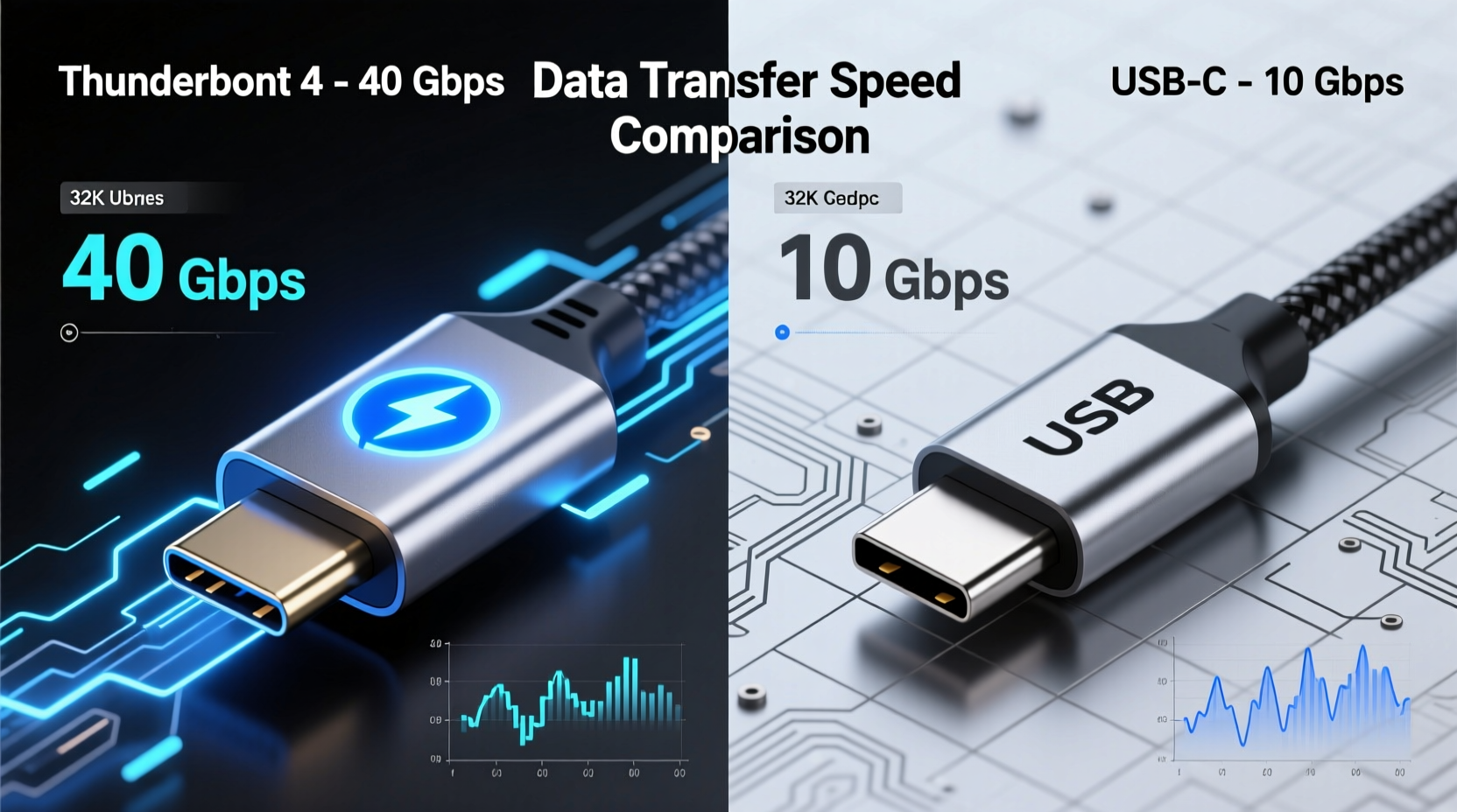 thunderbolt 4 vs usb c understanding the speed difference for data transfer