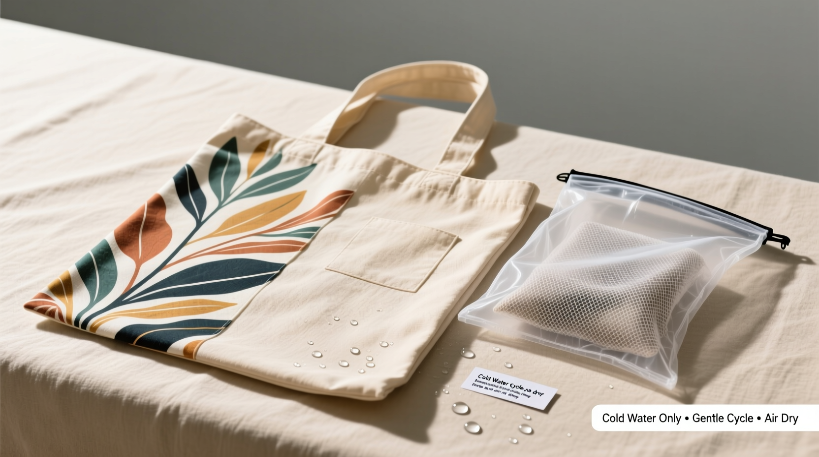 how to wash a reversible tote bag safely