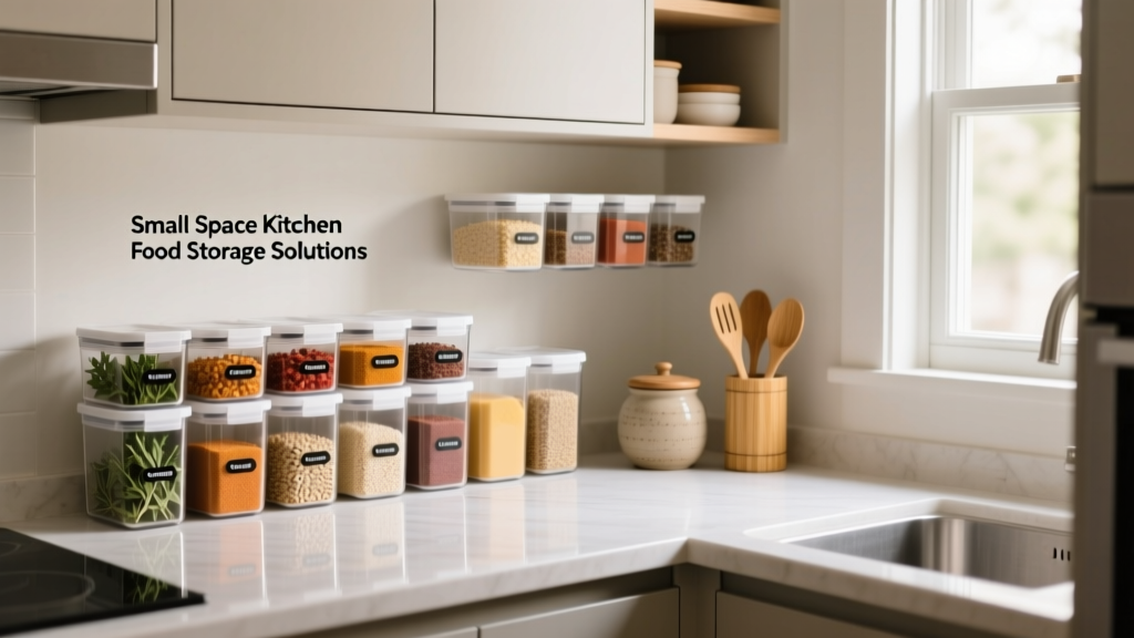 Small Space Kitchen Food Storage Solutions