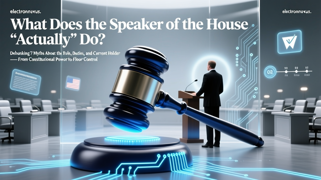 What Does the Speaker of the House *Actually* Do? Debunking 7 Myths About the Role, Duties, and Current Holder — From Constitutional Power to Floor Control
