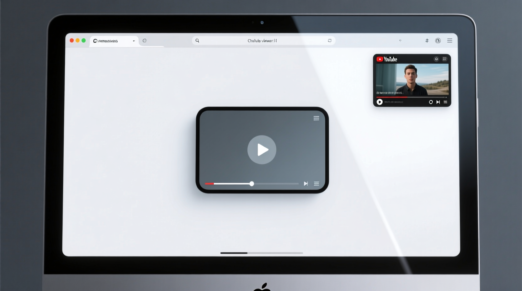 search on youtube puts a mini youtube viewer in chrome