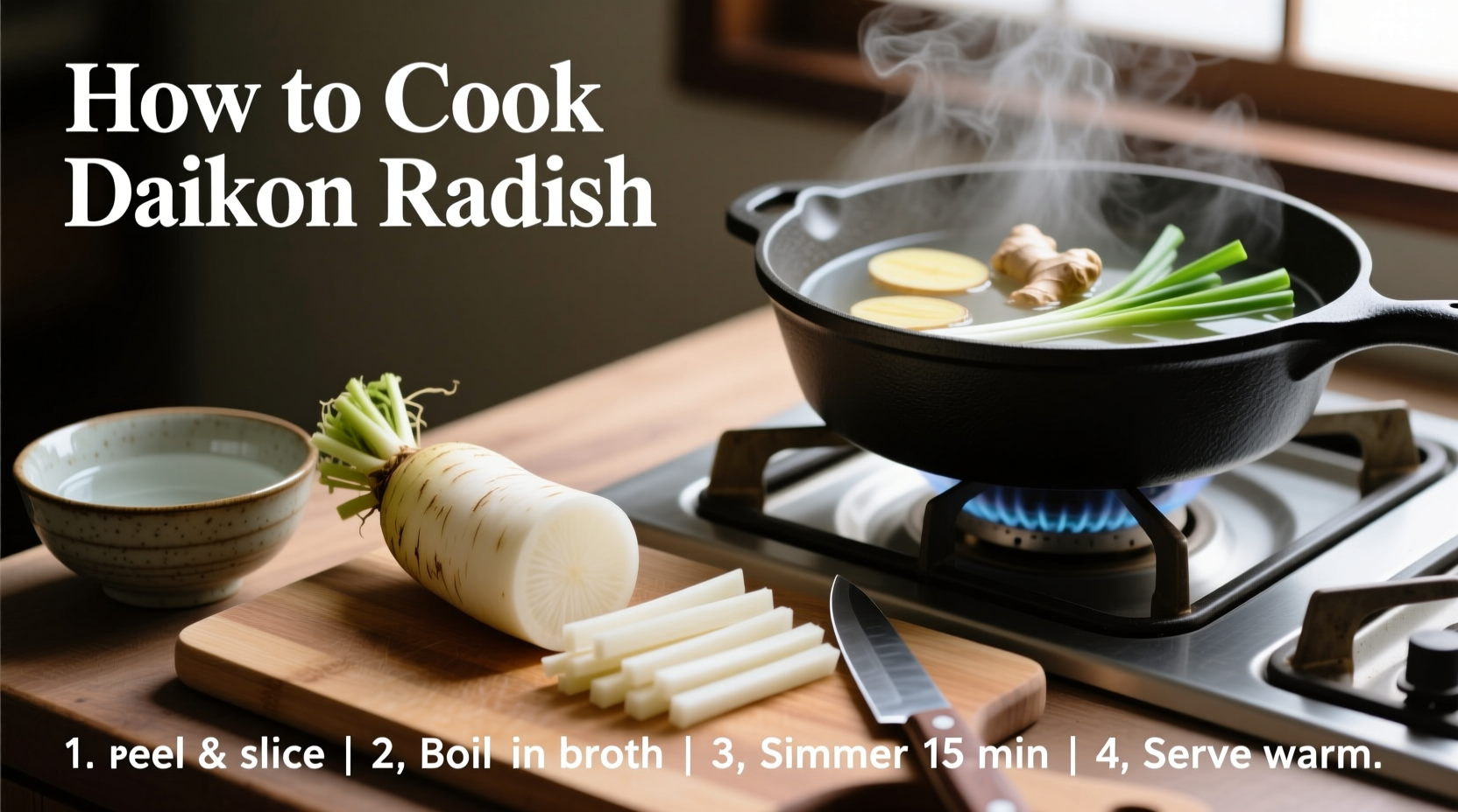 How to Cook Daikon Radish: 5 Perfect Methods Revealed