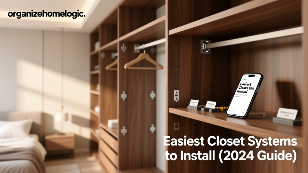 Easiest Closet Systems to Install (2024 Guide)