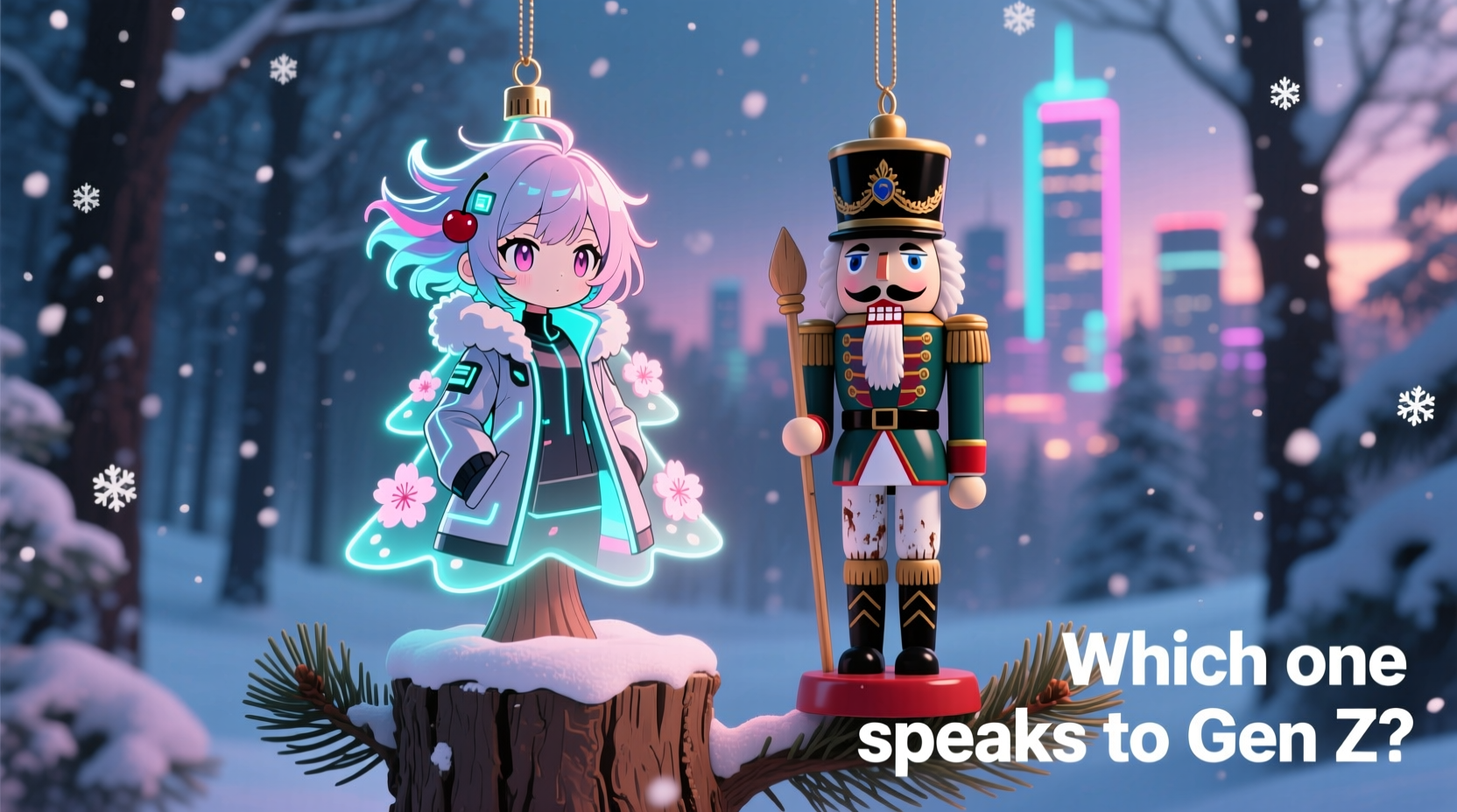 anime character tree toppers vs classic nutcracker toppers which resonate more with gen z audiences