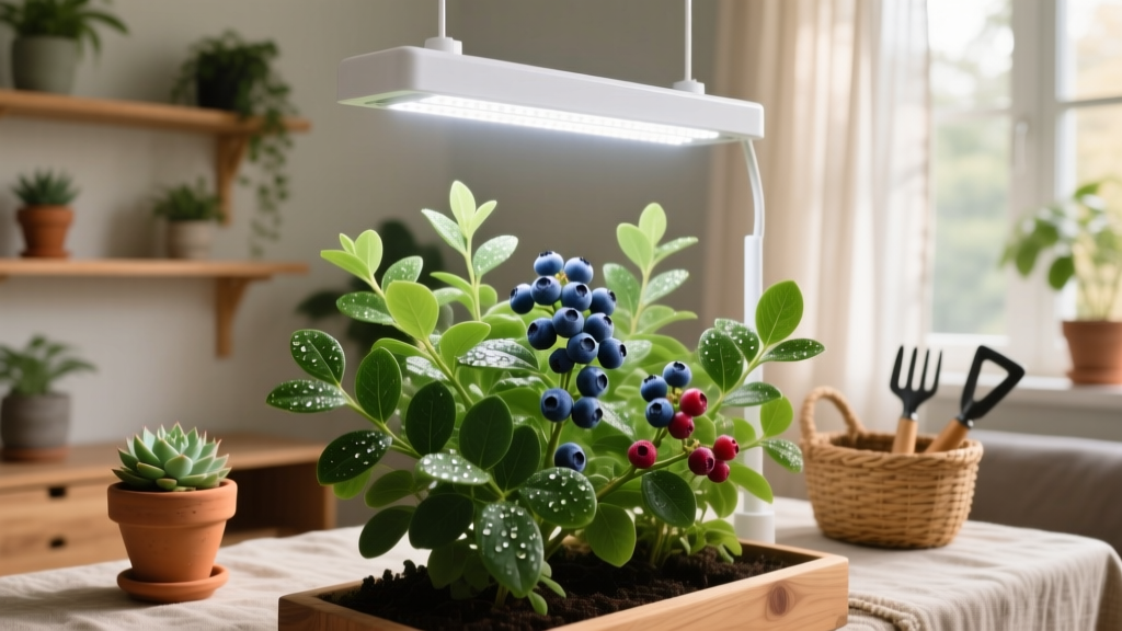 Blueberry Grow Lights + Fertilizer: Fix Stunted Growth