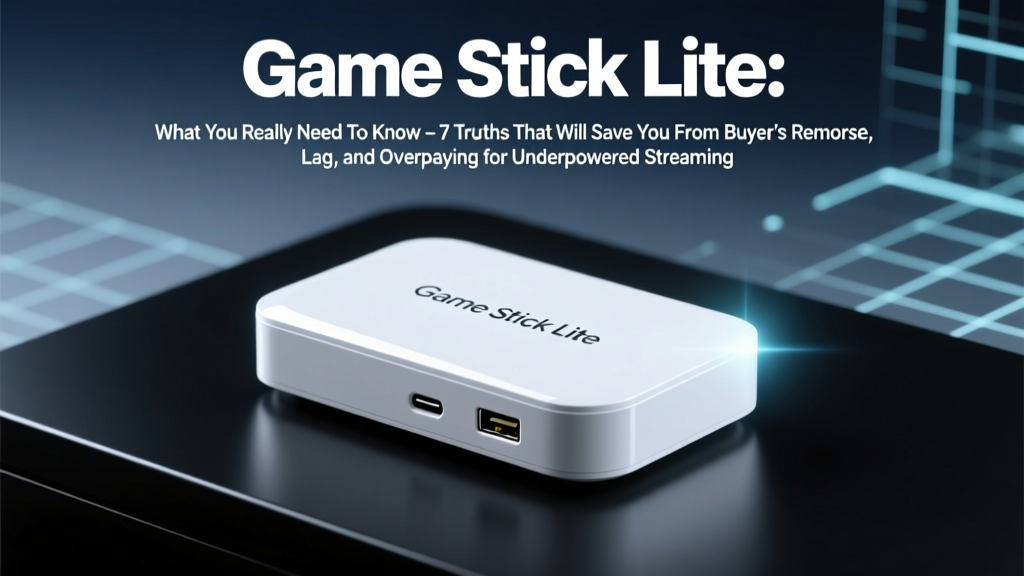 Game Stick Lite What You Really Need To Know: 7 Truths That Will Save You From Buyer’s Remorse, Lag, and Overpaying for Underpowered Streaming