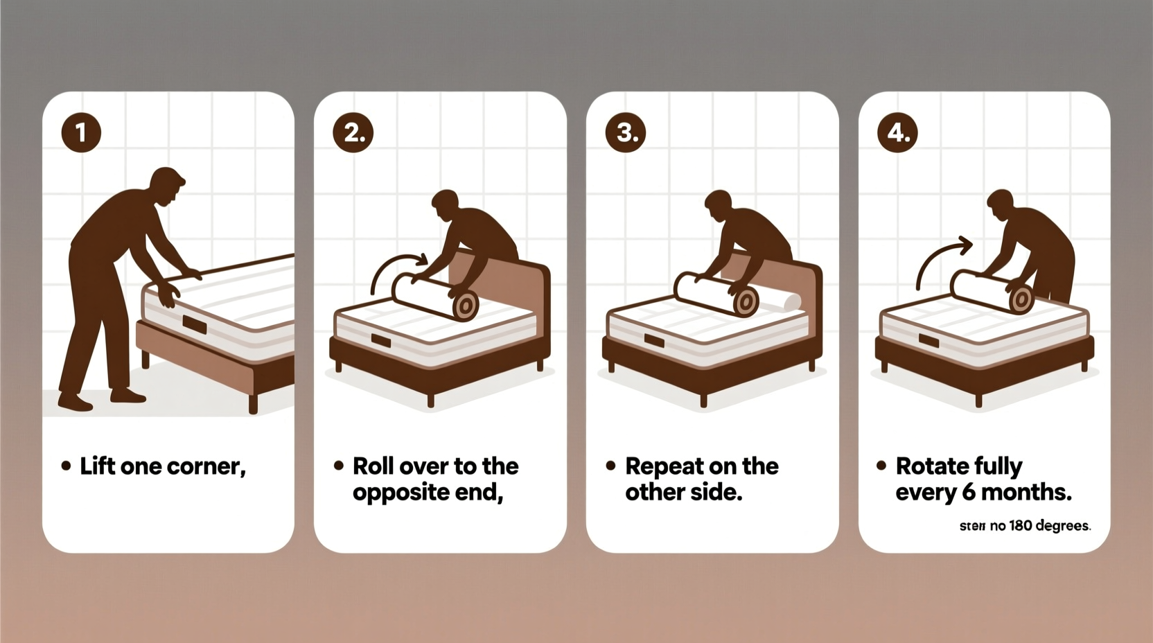 how to rotate mattress for even wear and longer lifespan step by step