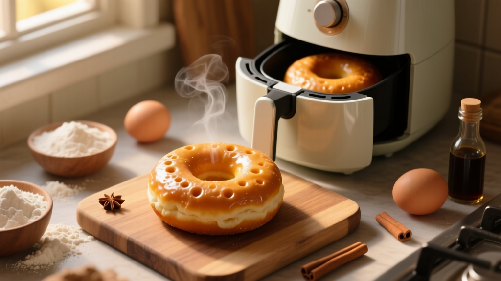 Crispy Air Fryer Donuts Recipe (Light & Oil-Free)