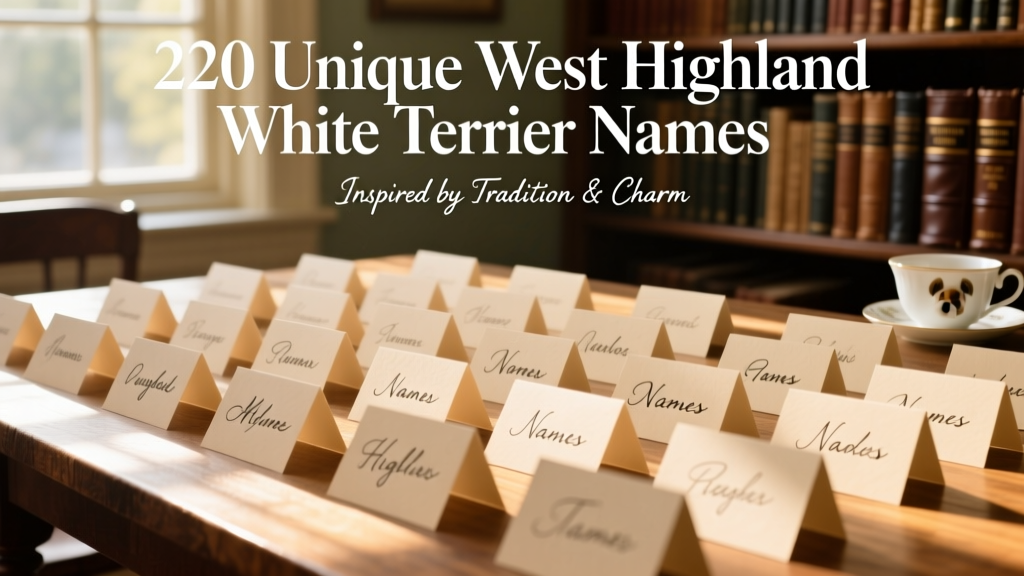 220 Popular & Unique West Highland White Terrier Names