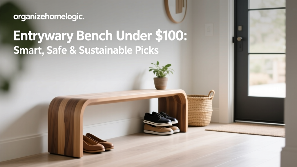 Entryway Bench Under $100: Smart, Safe & Sustainable Picks