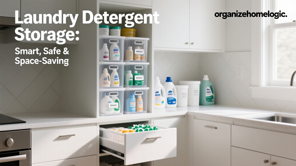 Laundry Detergent Storage: Smart, Safe & Space-Saving