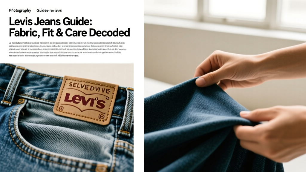 Levi's Jeans Guide: Fabric, Fit & Care Decoded