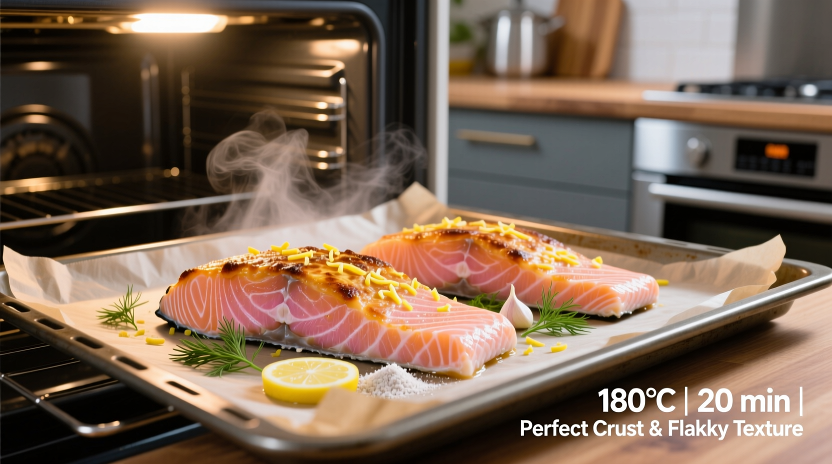 how to cook frozen salmon in the oven