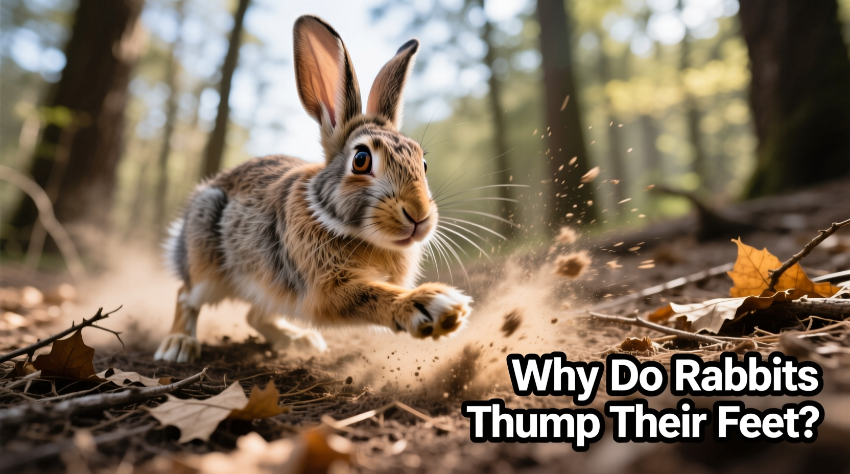 why do rabbits thump their feet decoding common bunny body language