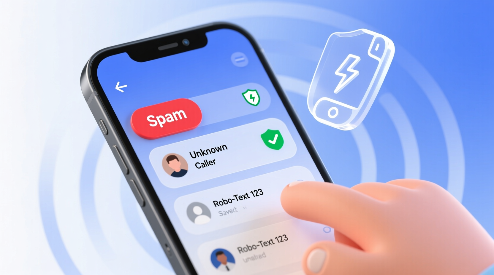 save spam calls and texts in your contacts so you can e