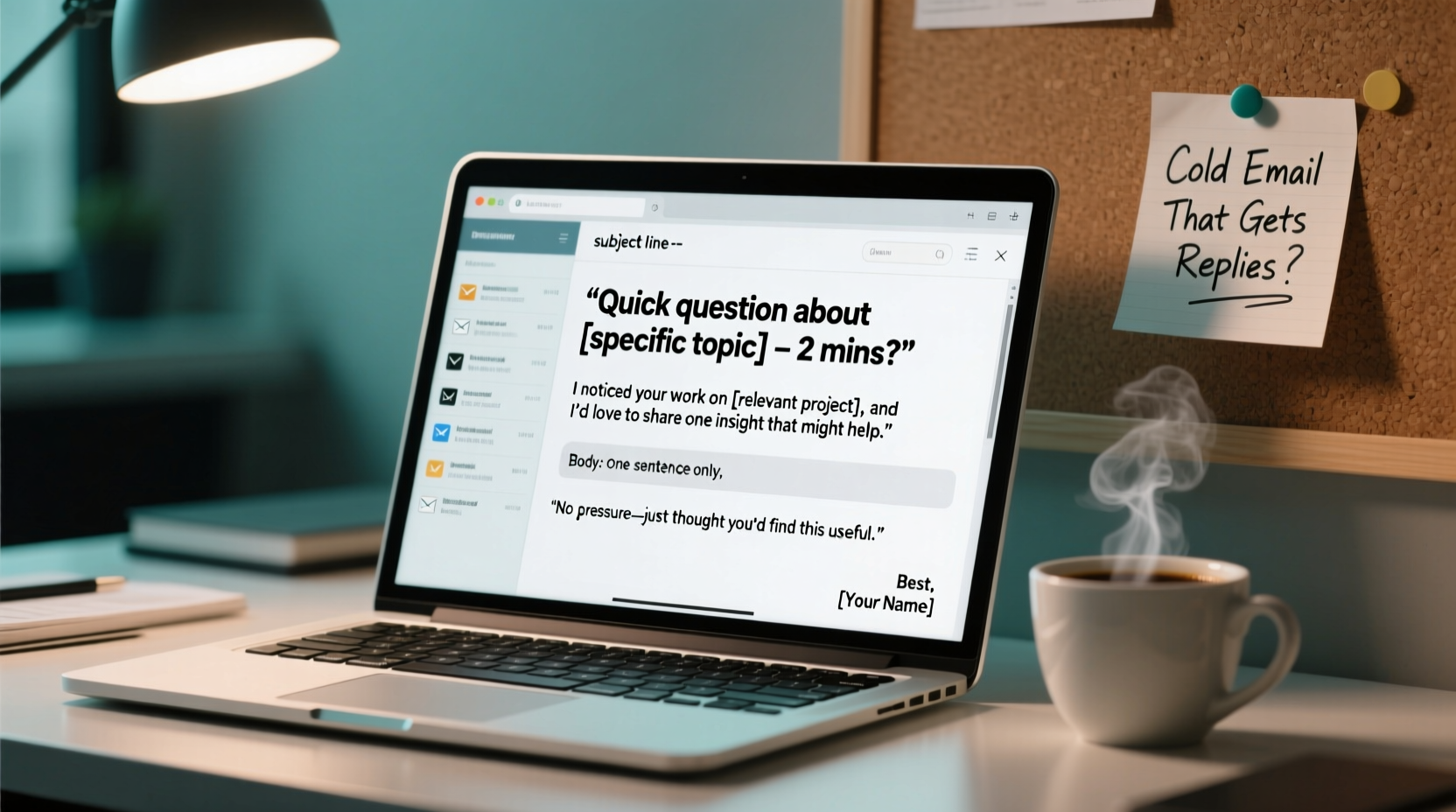 how to write a cold email that gets replies from busy professionals