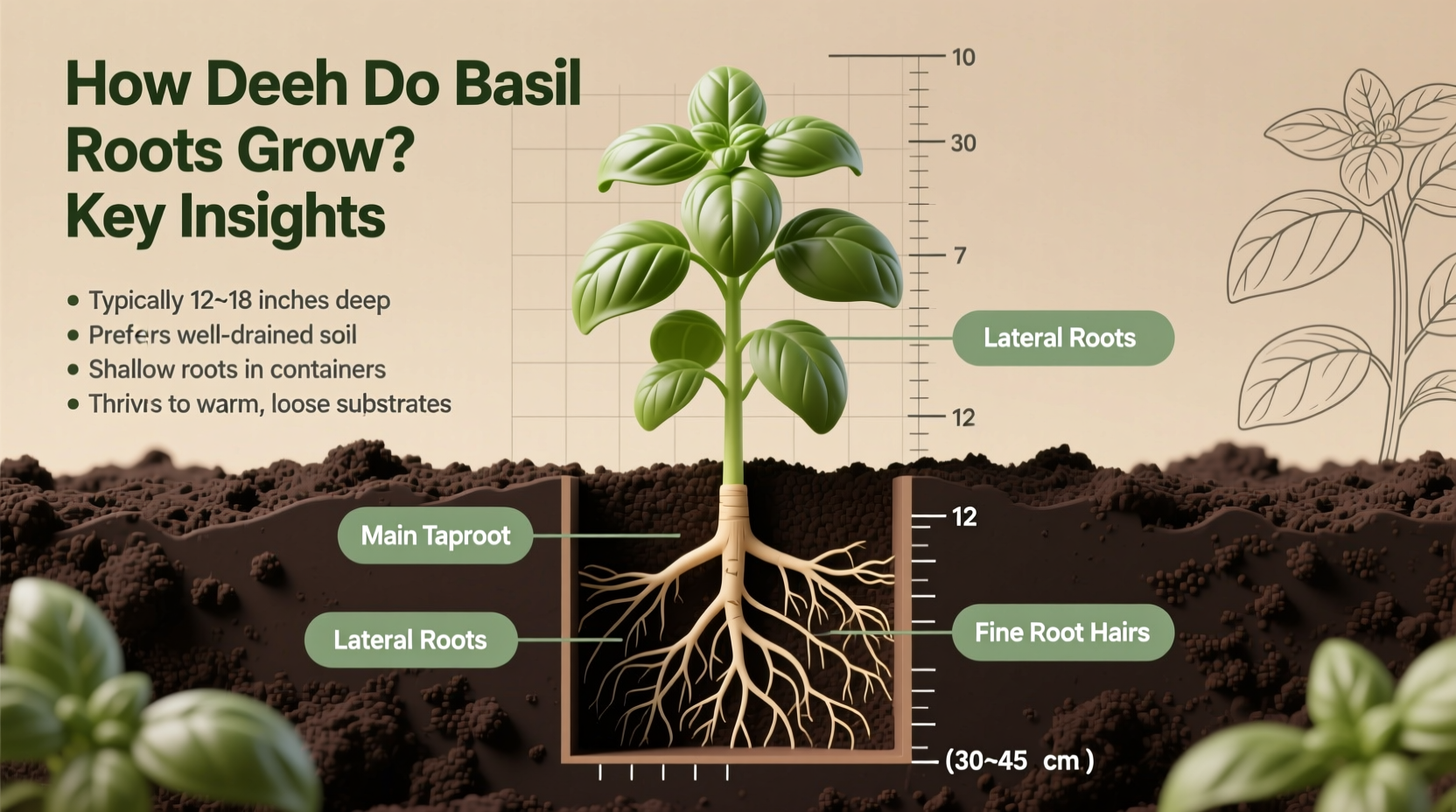 Basil Root Depth: 5 Tips for Success | TheHomeSprouts