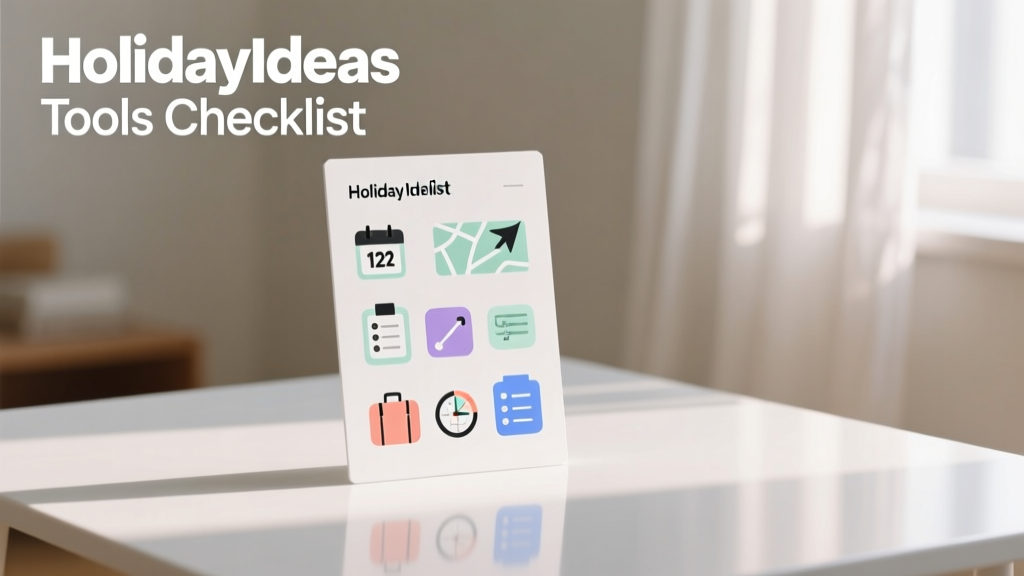 Holiday Planning Tools Checklist