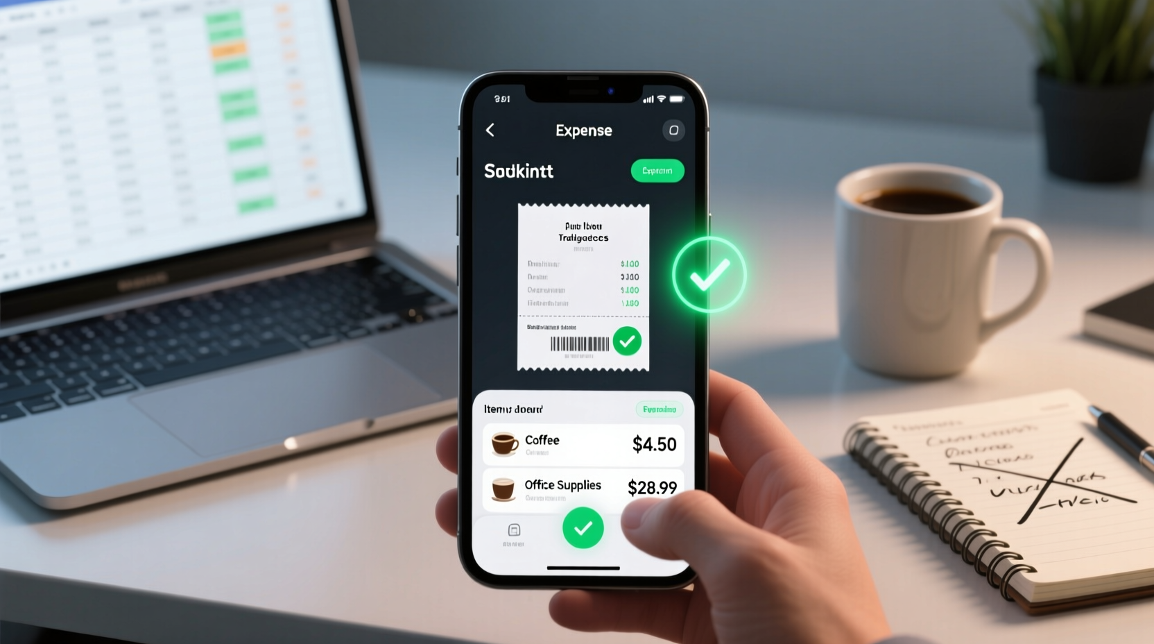 automate expense tracking from screenshots