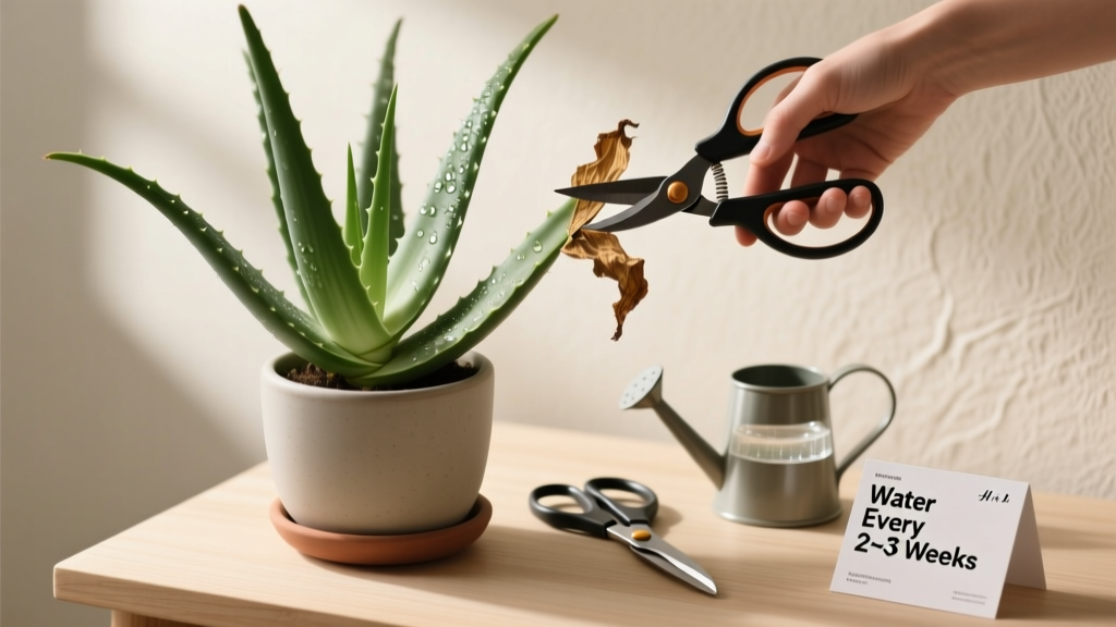 Aloe Care and Maintenance: Science-Backed Practices for Thriving Aloe Plants